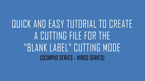 video tutorial - blank-label