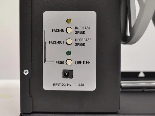 DPR label rewinder detail