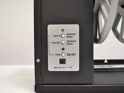 DPR label rewinder for c6500A printer detail