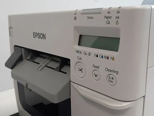 label rewinder and unwinder for epson tm3500 printer detail