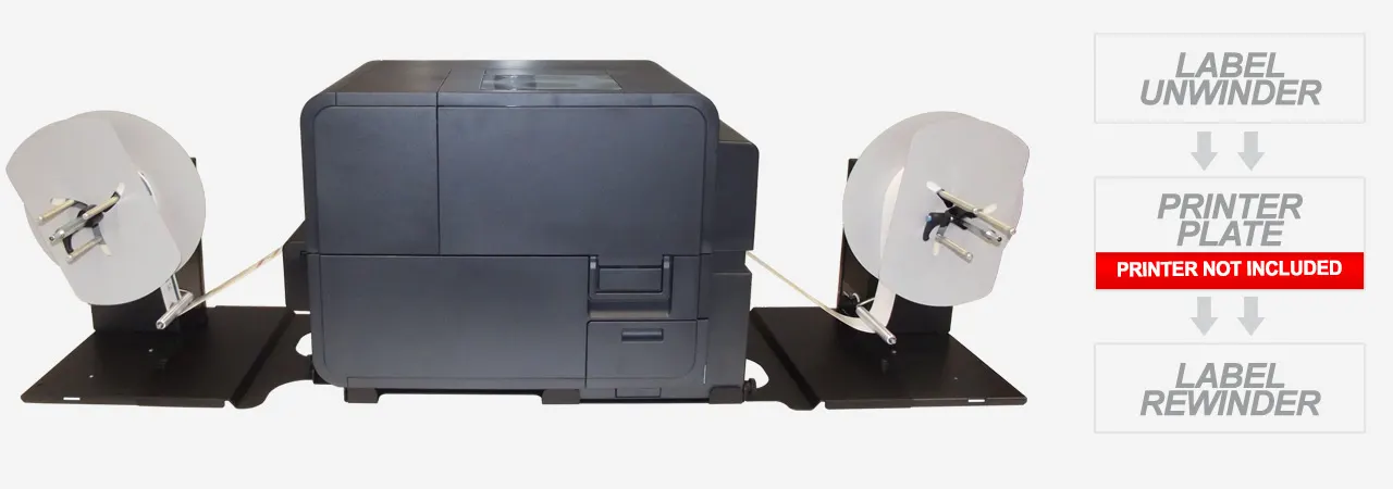 label unwinder/rewinder for Swiftcolor printer