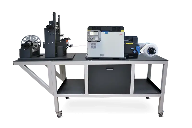 Label Rewinder OKI printer