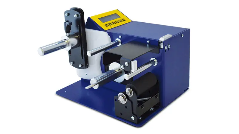 small electronic label dispenser